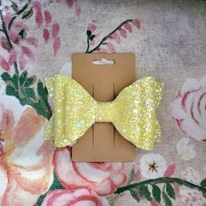 Hair Bow | Handmade with Love | Faux Leather